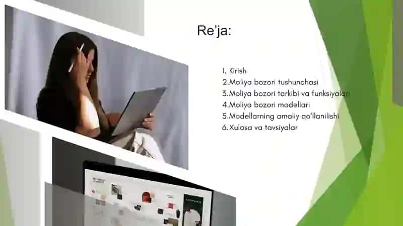 MOLIYA BOZORI MODELLARI 2