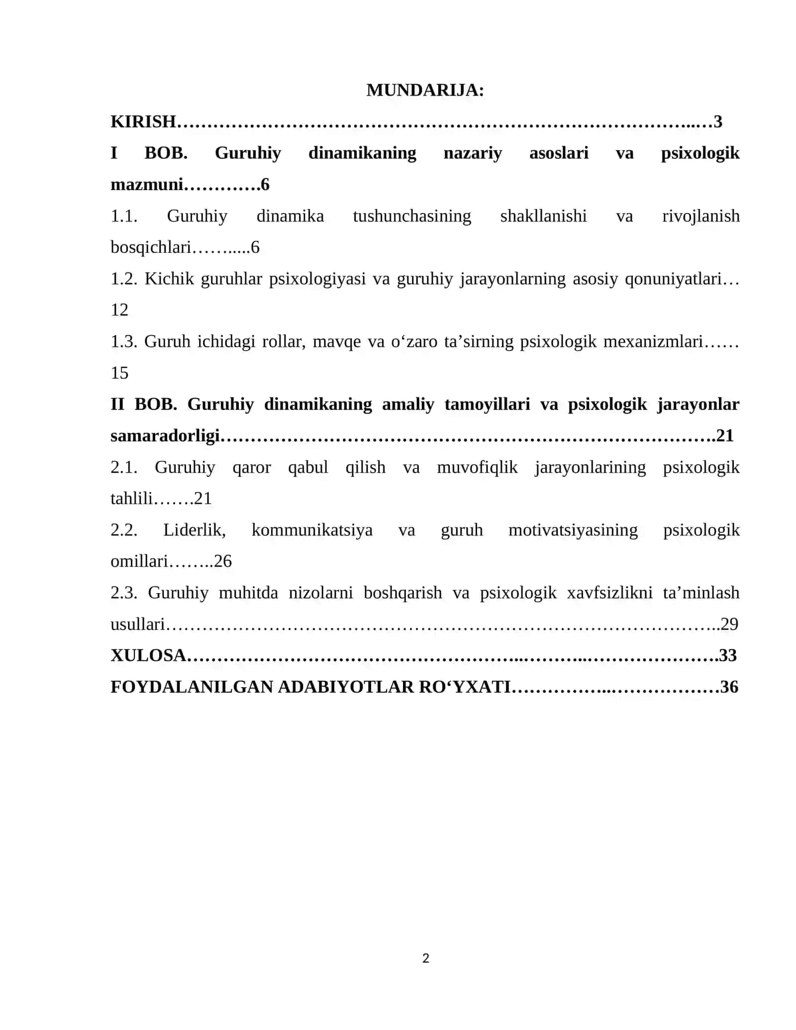 Guruhiy dinamika va uning psixologik qonuniyatlari 2