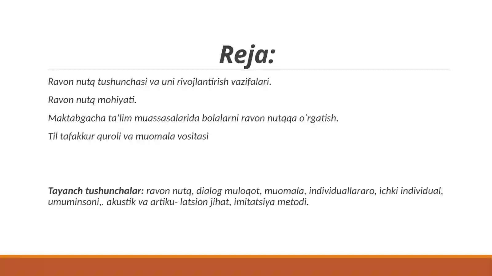 Ravon nutqni rivojlantirish 2