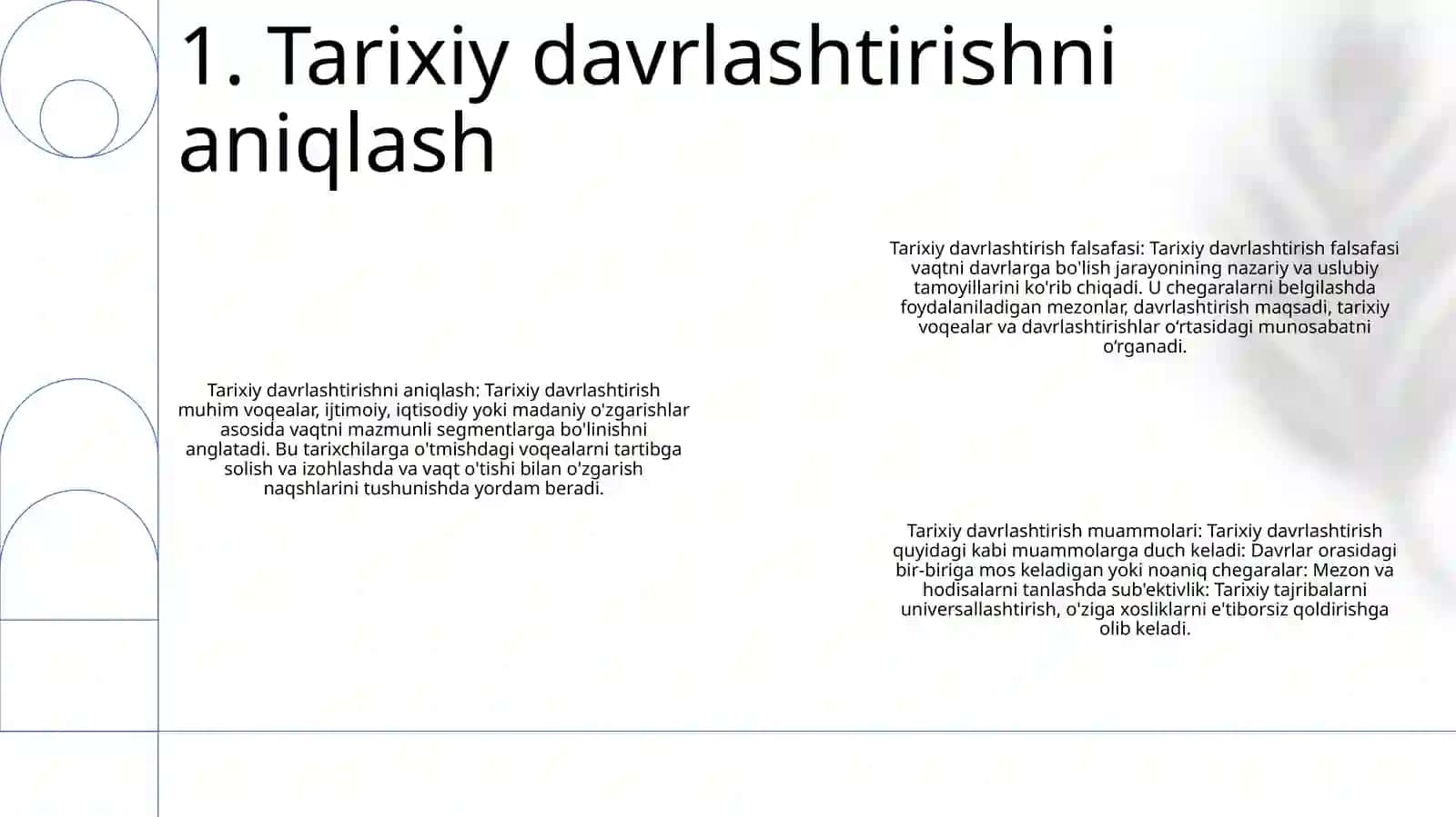 Falsafiy Taffakurning Tarixiy Davrlashtirish Muammosi 2