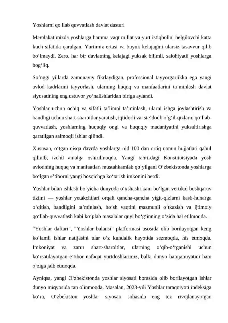 Yoshlarni Ijtimoiy-Pedagogik Qo'llab-Quvvatlash Tizimi 2