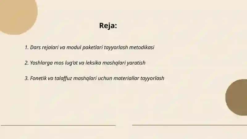Ona tilida o‘qitish metodlari bo‘yicha materiallar tayyorlash 2