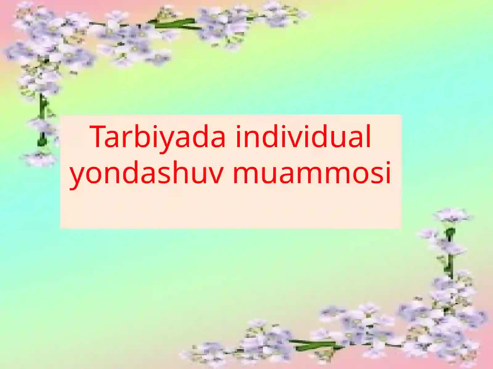 Toshkent Davlat pedagogika unversiteti Matematika va informatika yo’nalishi 1-kurs talabasi Rahmonqulova Gulsevarning Psixologiya fanidan tayyorlagan prezentatsiyasi 2