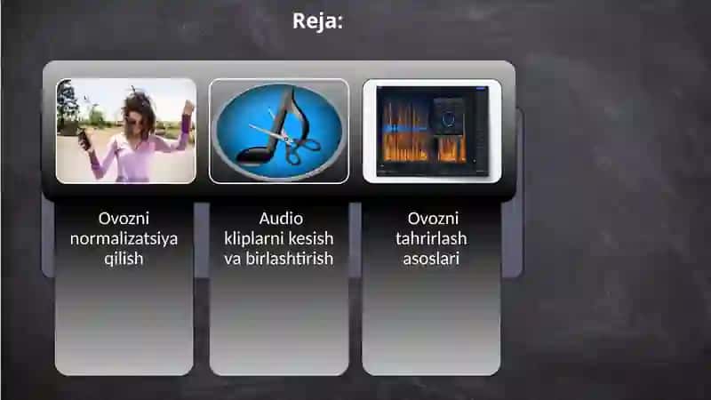 Adobe premiere dasturida ovozlarni qayta ishlash 2
