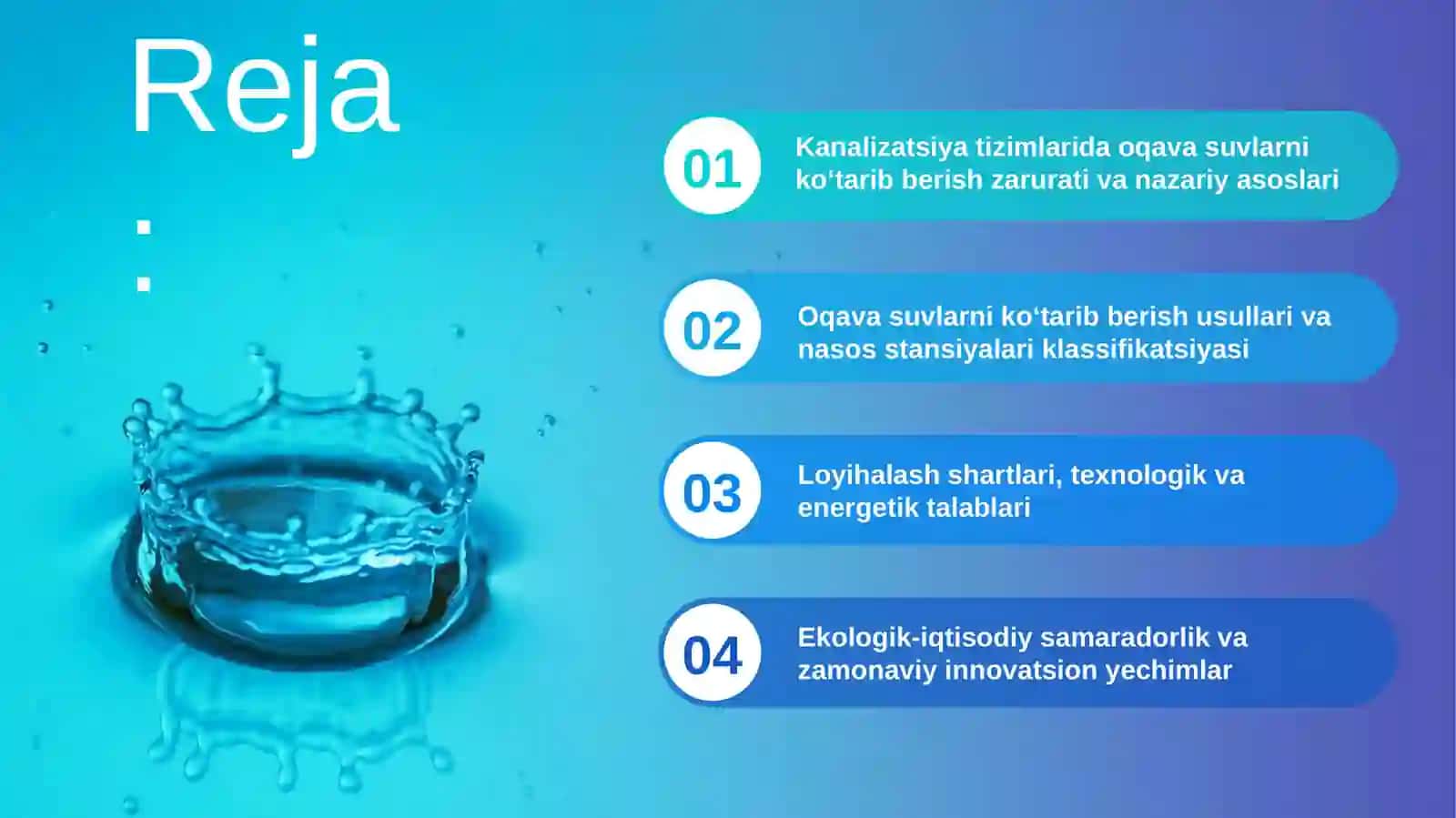 Kanalizatsiya tarmoqlarida oqava suvlarni ko'tarib berish turlari va shartlari 2
