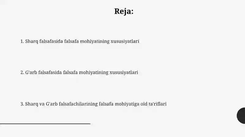 Falsafaning mohiyatiga oid sharq va gʻarb mutafakkirlari tariflarini tasniflash 2