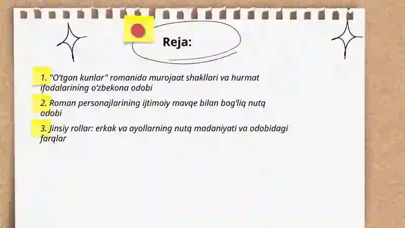 O‘tgan kunlar 2