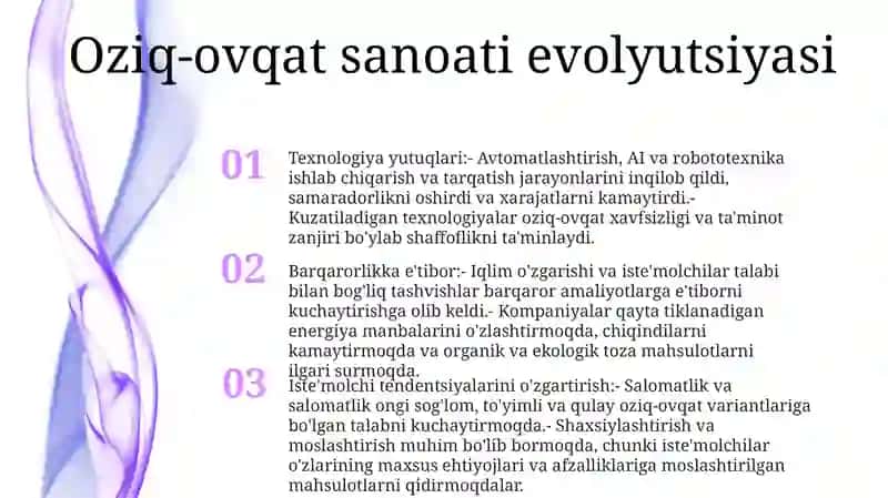 Oziq Ovqat Sanoati 2