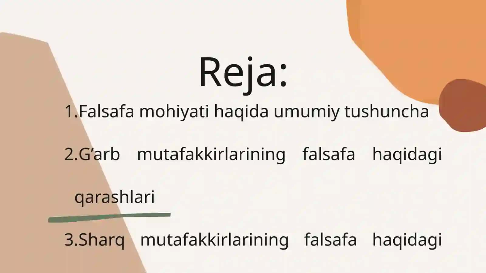 FALSAFANING MOHIYATIGA OID SHARQ VA G’ARB MUTAFAKKIRLARINING FIKRLARI 2
