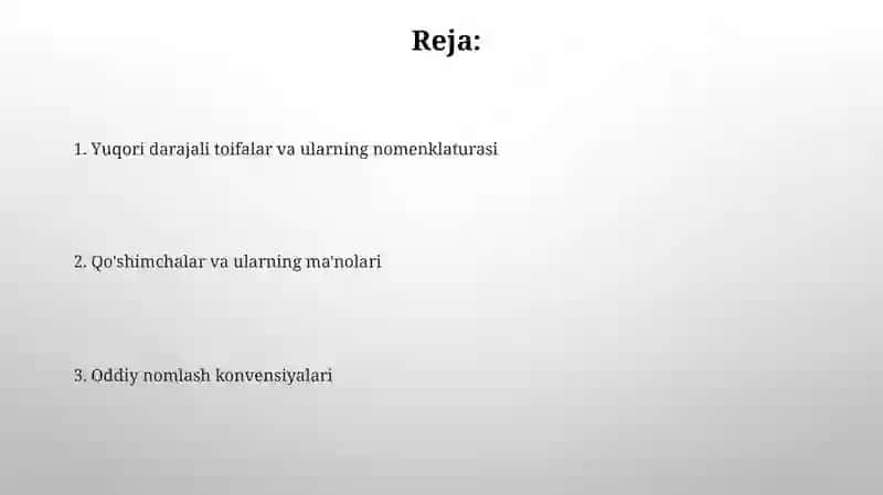Bakteriya va Arxeylarni Nomlash Konventsiyalari 2
