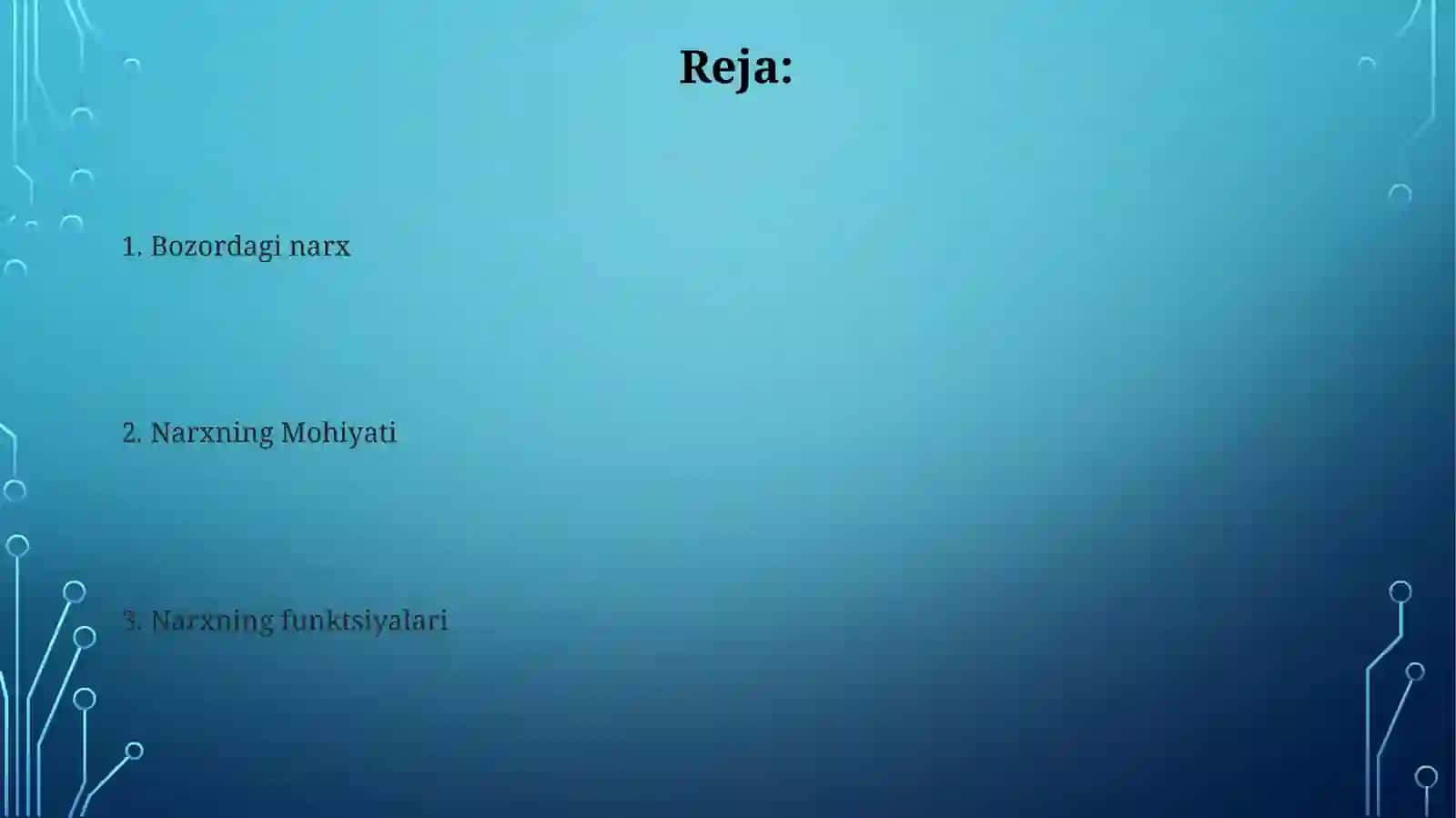Narxningmohiyativavazifalari 2