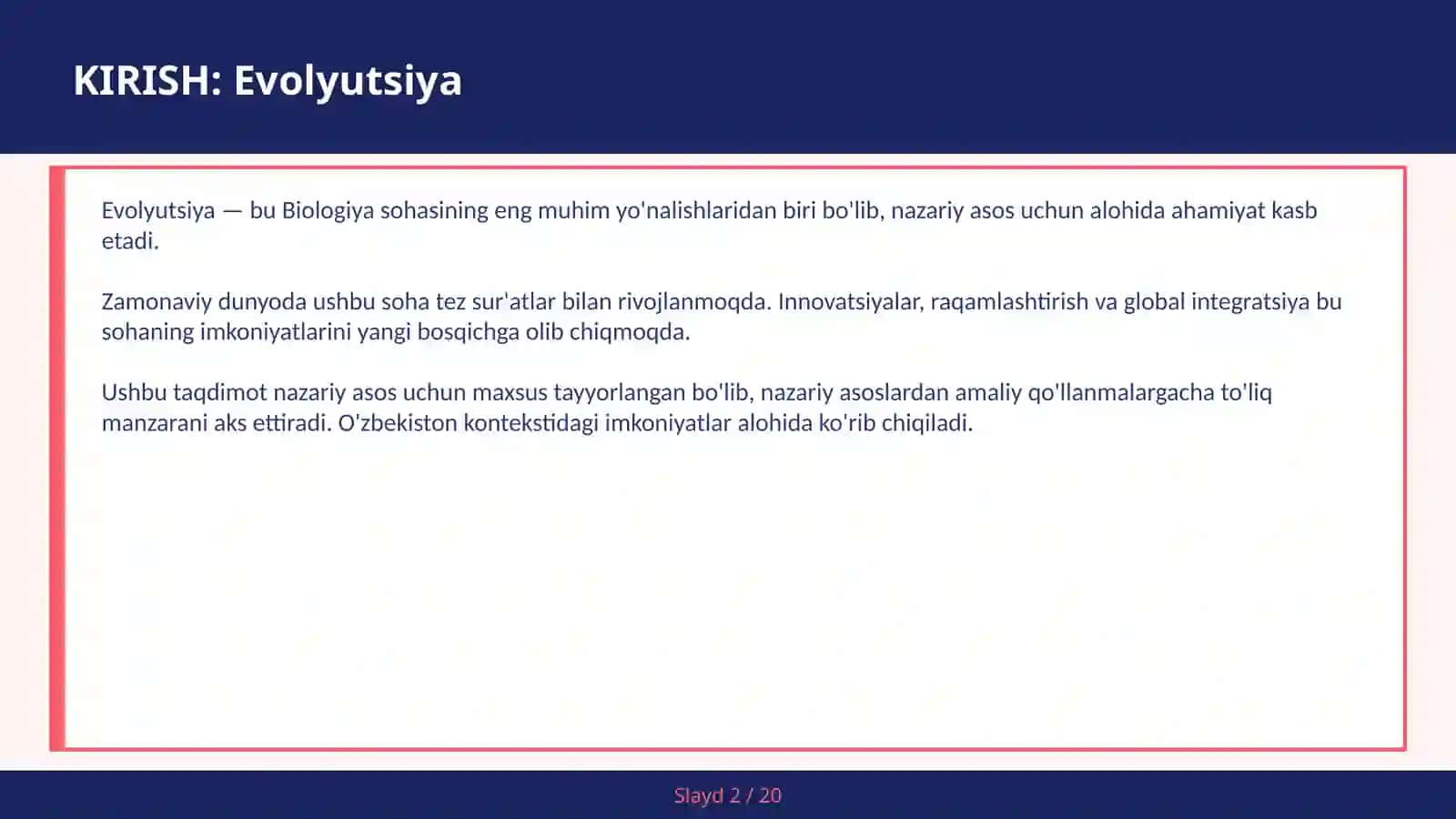 Evolyutsiya 2