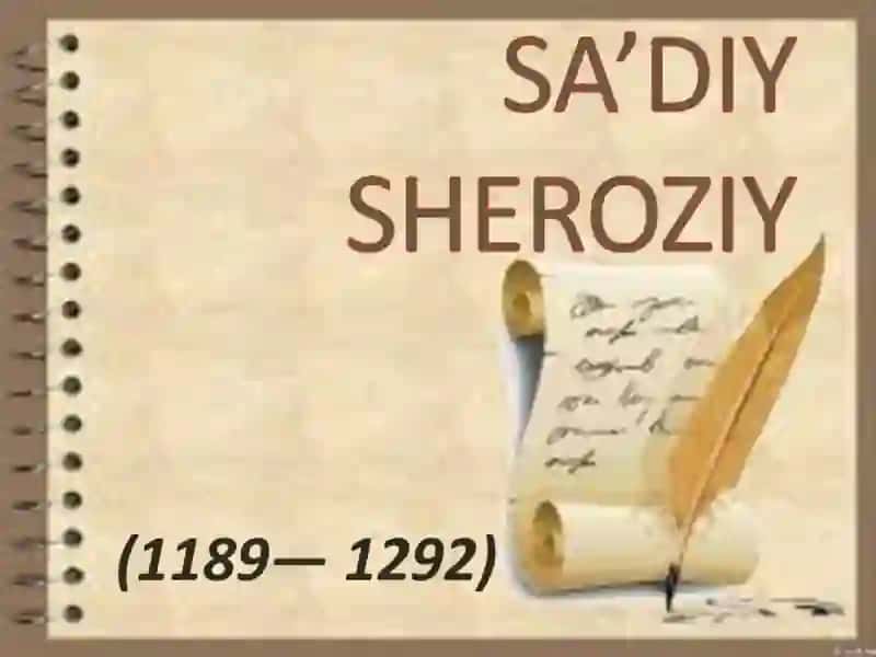 "Sa’diy Sheroziy" mavzusida tayyorlagan videodarsi 2