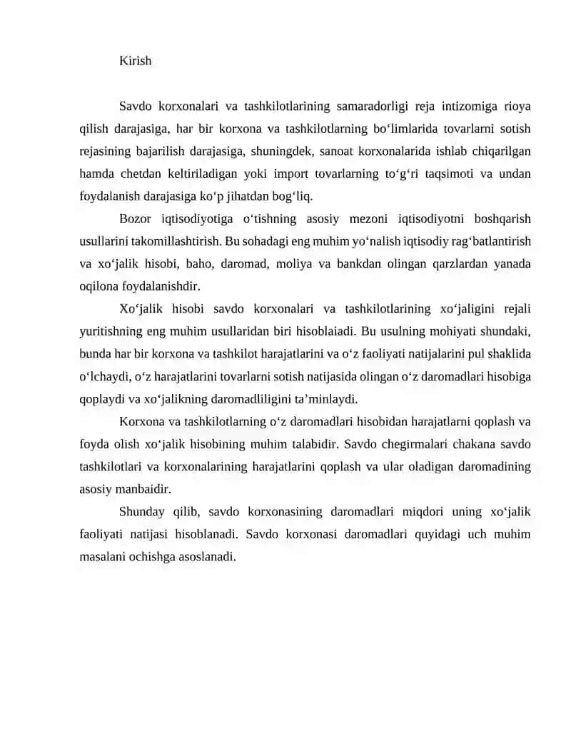Daromad tahlili 2