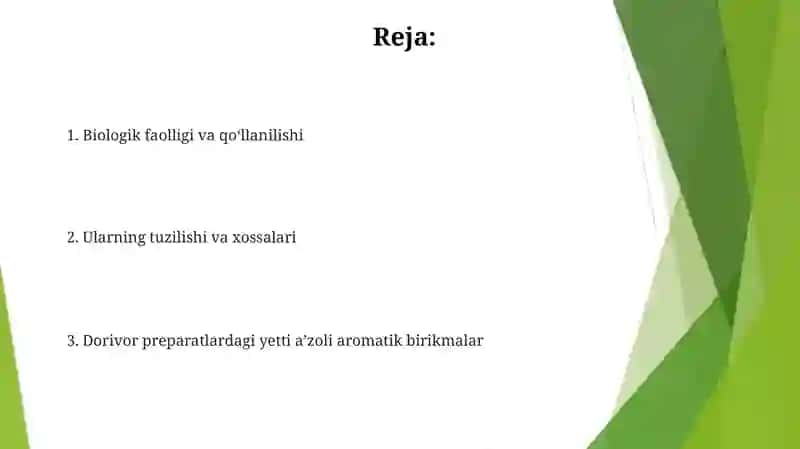 Tsikloheptatrien va uning hosilalari 2