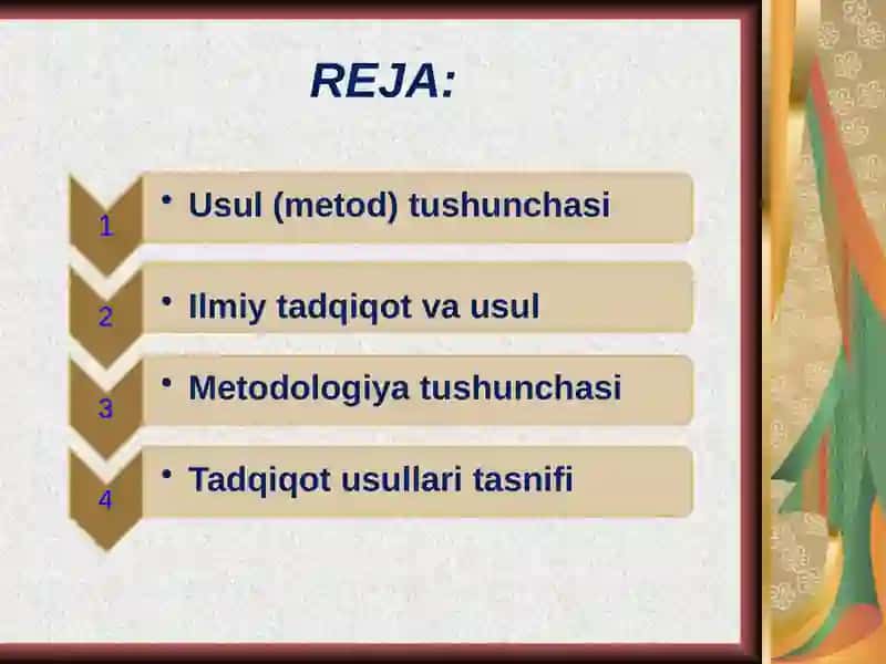 FALSAFADA METOD VA METODOLOGIYA MUAMMOSI 2