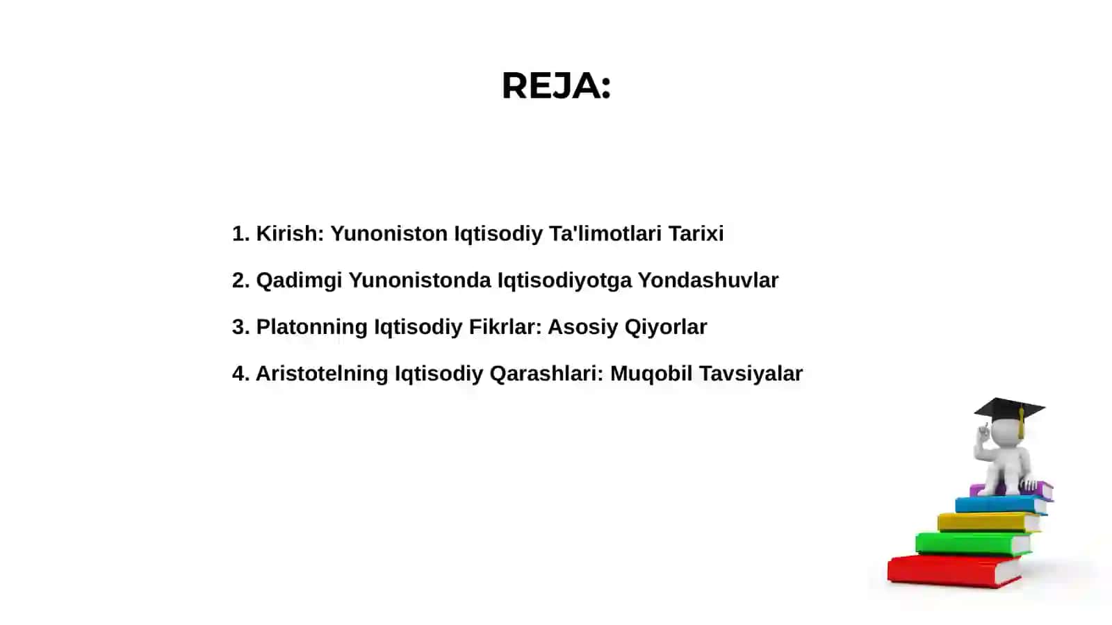 Qadimgi Yunoniston iqtisodiy ta'limotlari:Platon va Aristotel qarashlari 2