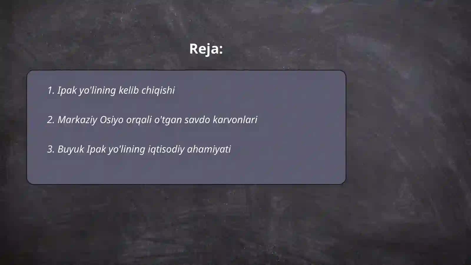Markaziy Osiyoning qadimgi davr savdo yo'llari 2