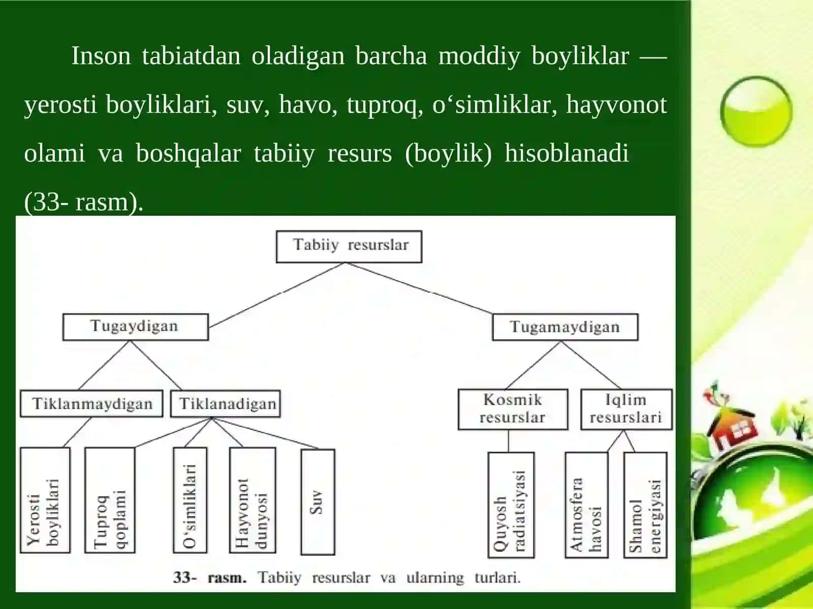 O‘zbekistonning tabiiy boyliklari va ularni muhofaza qilish 2