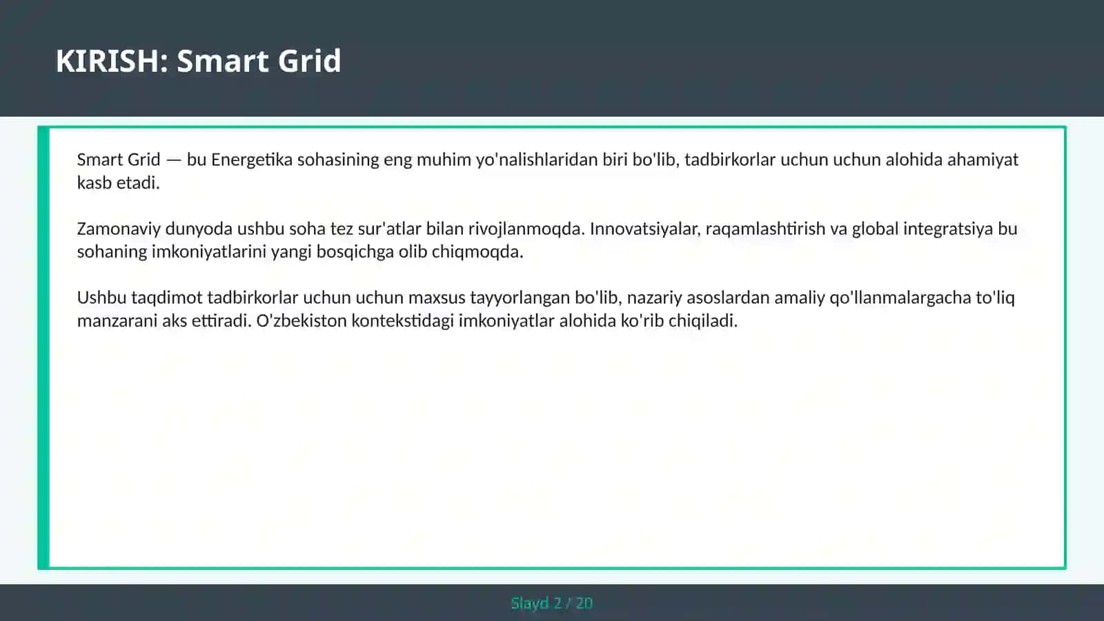 SMART GRID 2