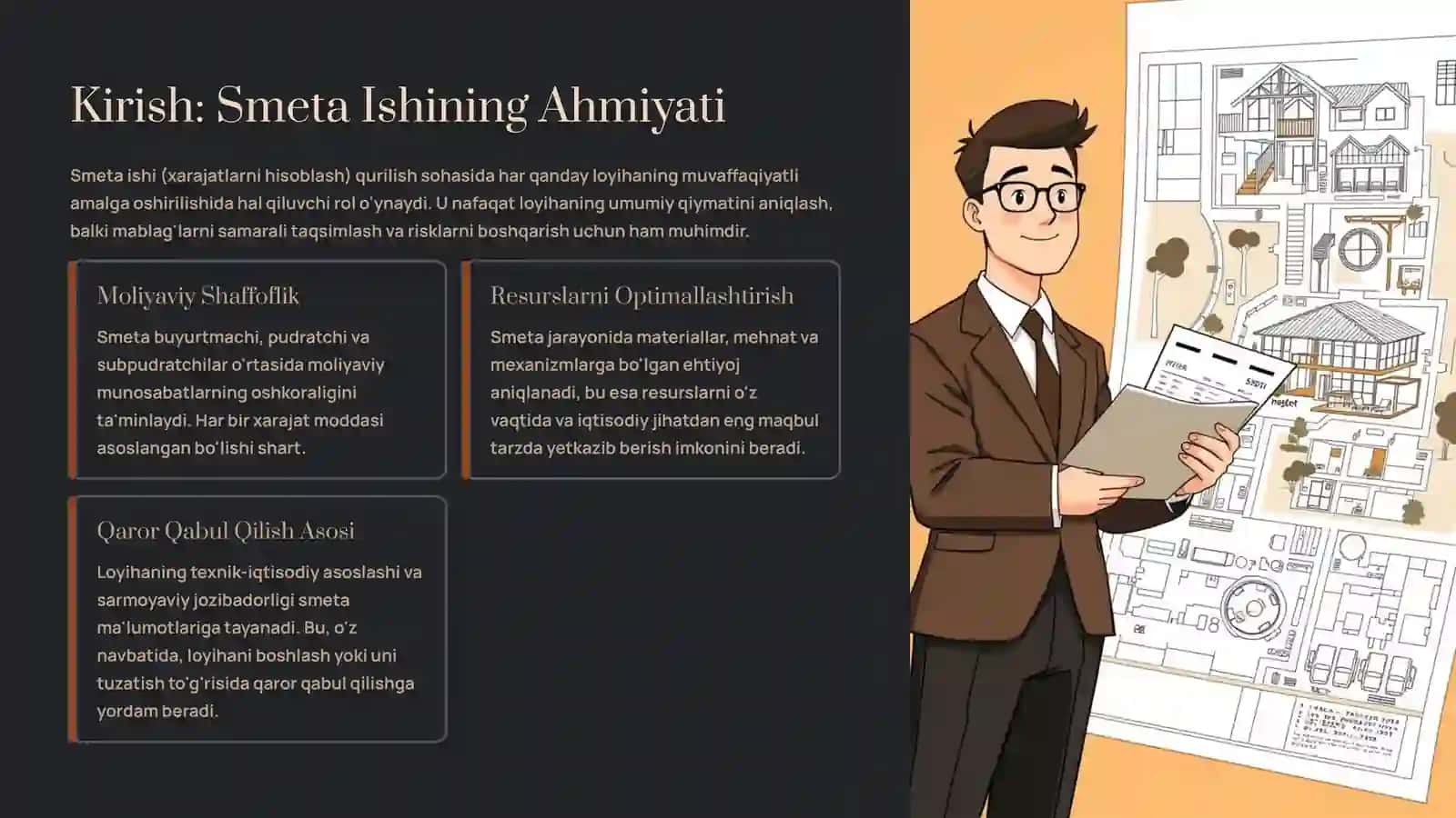 Smeta Ishining Ahmiyati 2