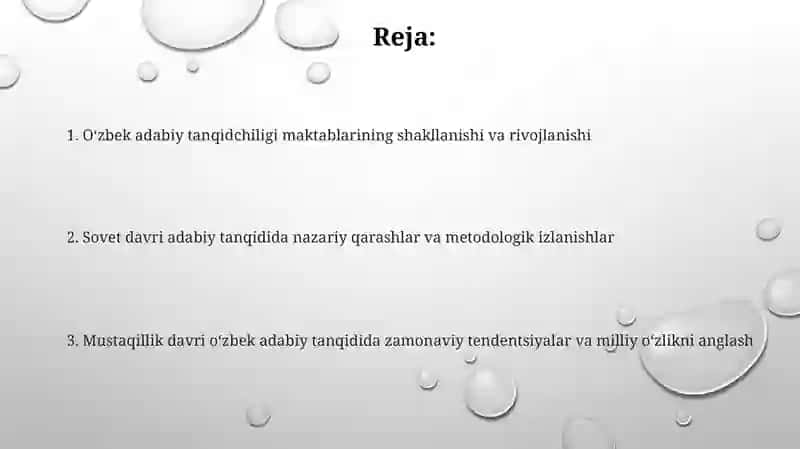 O'zbek adabiy tanqidida nazariy maktablar 2