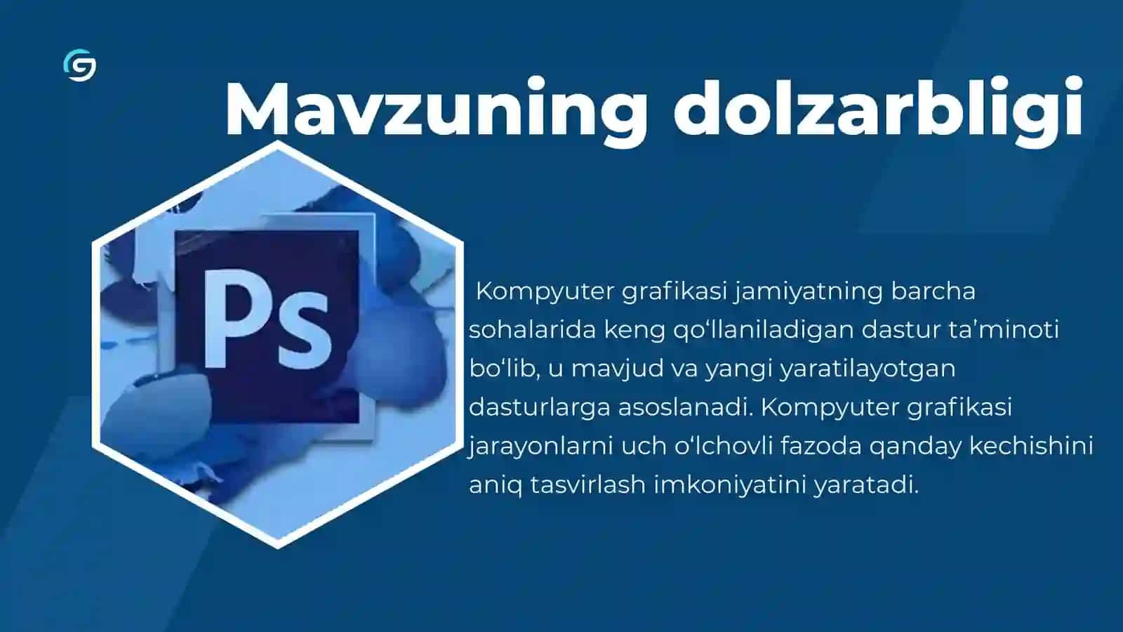 Grafik fayllarni eksport va import qilishda Adobe Photoshop dasturining ijobiy jihatlari 2