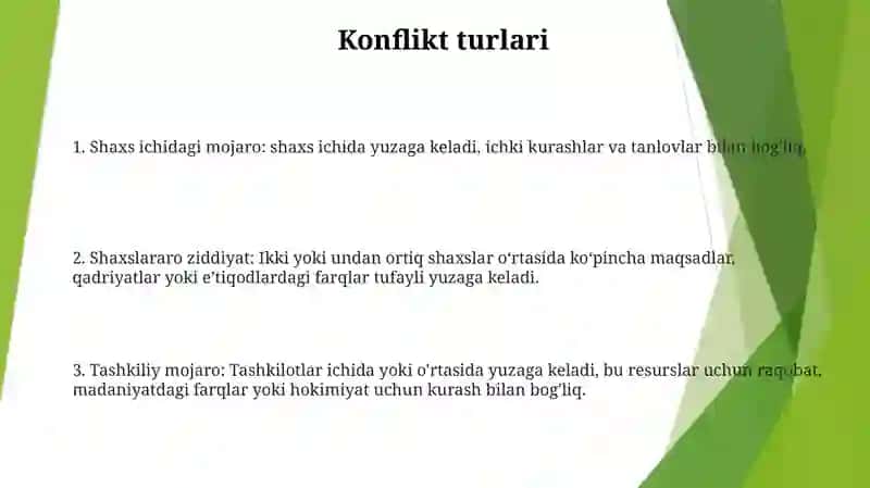 Konflektli Vaziyatlarning Yuzaga Kelish Omillari 2