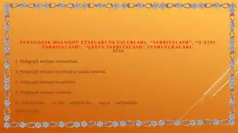 Pedagogik muloqot va tarbiya 2