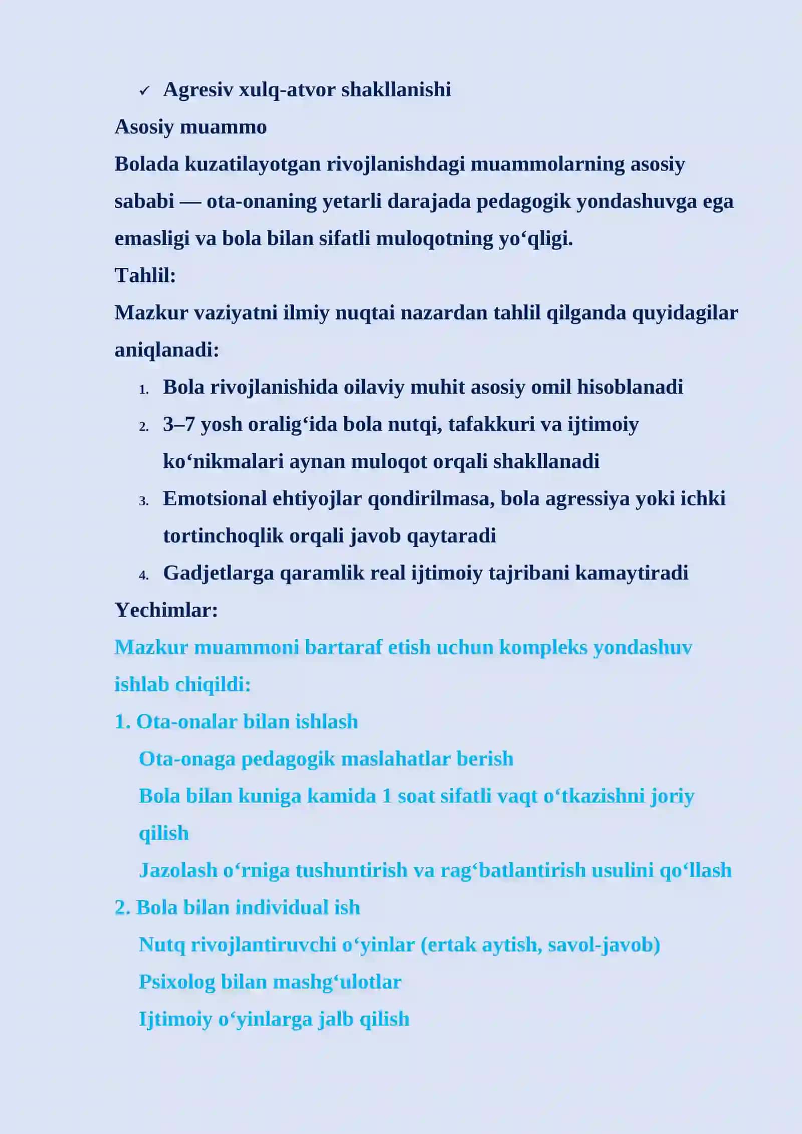 Bolalar rivojlanishida ota-onaning o‘rni 2