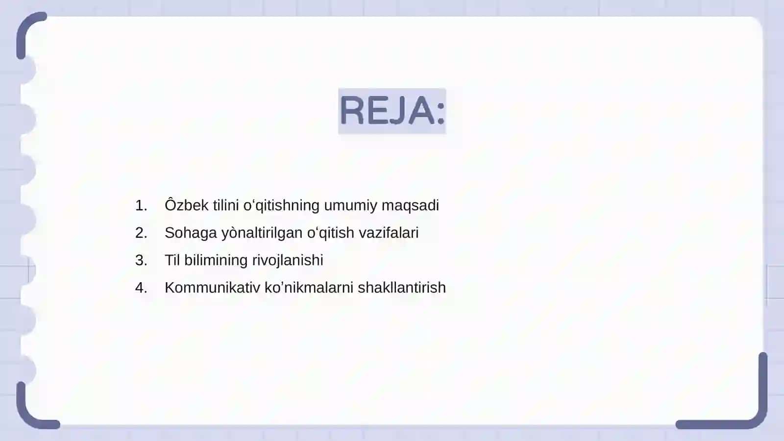 Ôzbek tilini sohaga yônaltirib ôqitishning maqsadi, vazifalari 2