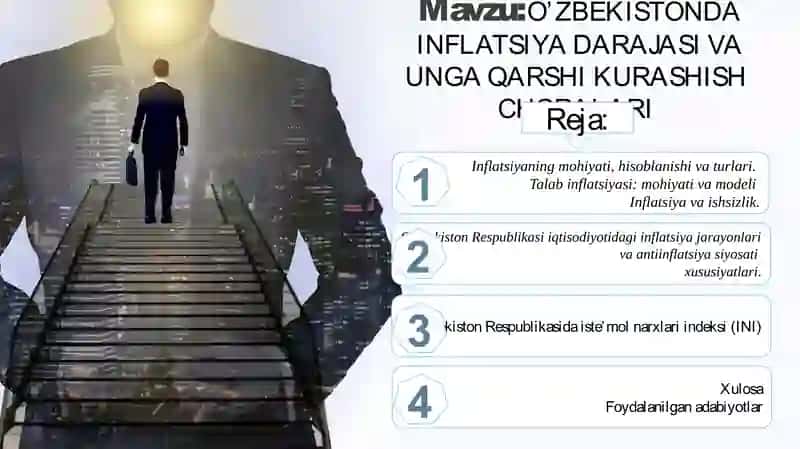 O’ZBEKISTONDA INFLATSIYA DARAJASI VA UNGA QARSHI KURASHISH  CHORALARI 2
