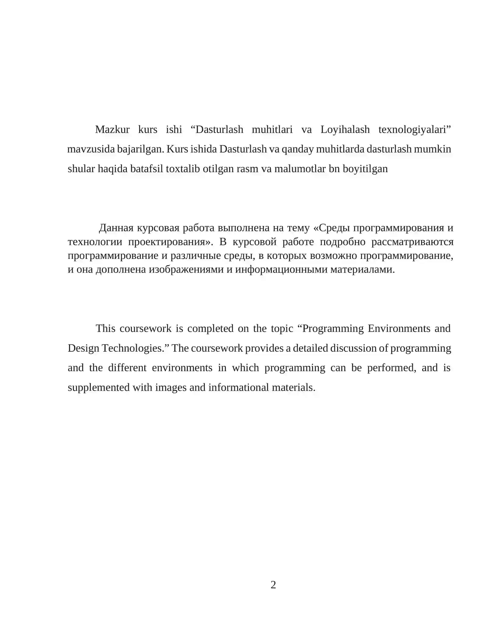 Energiya ta’minot tizimlari va o‘rnatilgan nazorat modullari 2