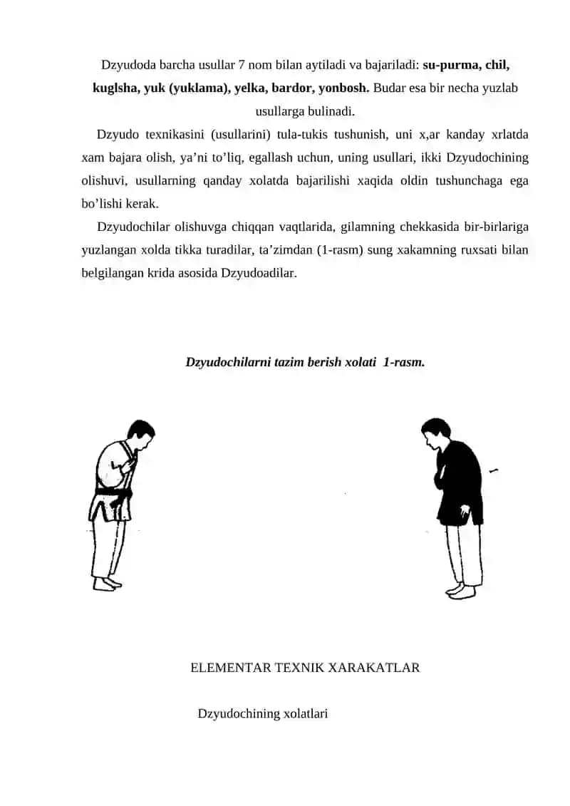 Dzyudo texnika 2