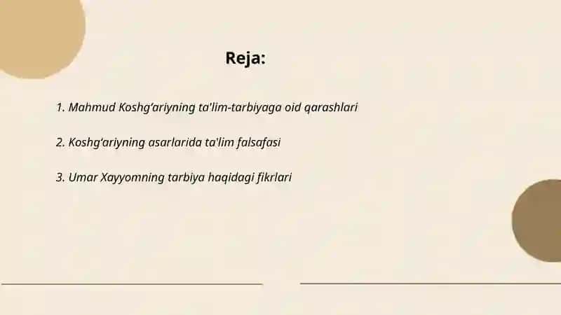 Mahmud Koshgʻariyning pedagogik qarashlari 2