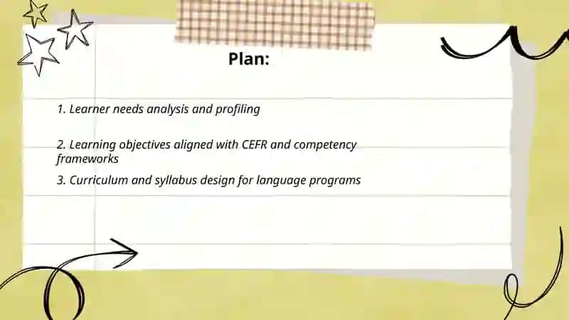 Linguadidactic requirements 2