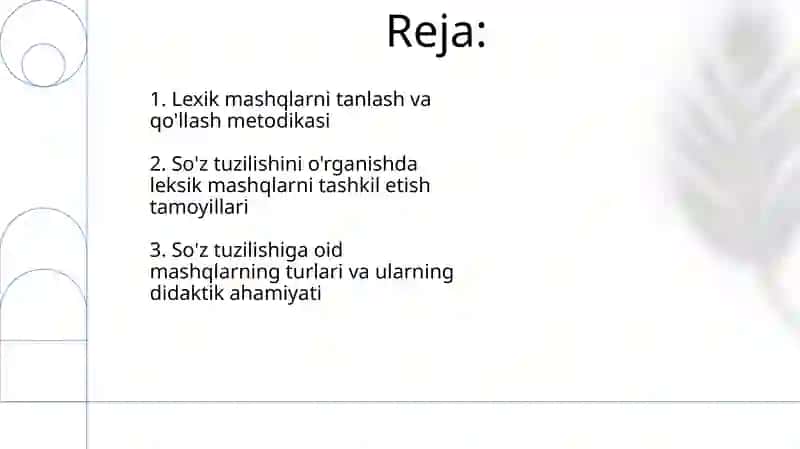 So'z tarkibini o'rganishda leksik mashqlarni tashkil etish 2