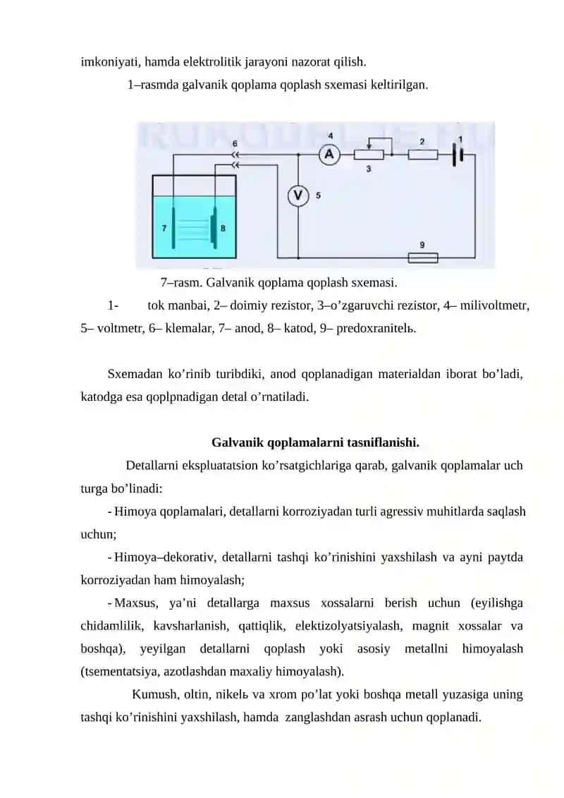 Galvanik qoplamalarni qoplash texnologiyalari 2