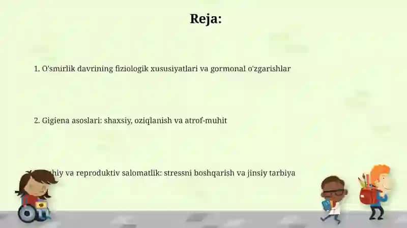 YOSHLAR FIZIOLOGIYASI VA GIGIYЕNАSI FANI YANGILIKLARI 2