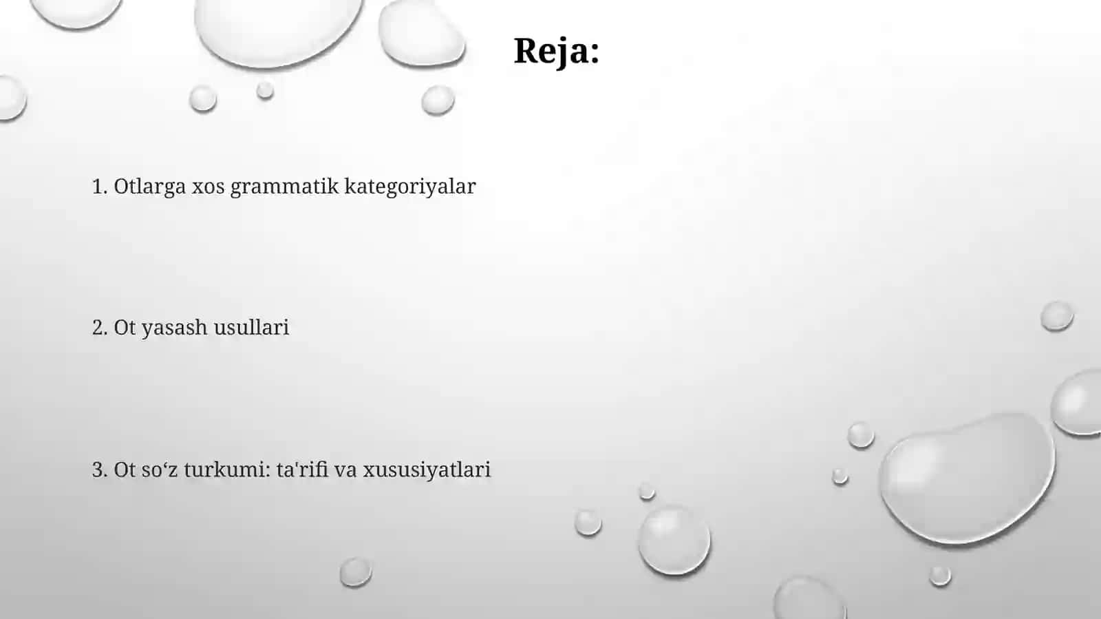 Ot turkumiga xos grammatik kategoriyalar 2