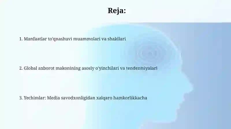 Manfaatlar to'qnashuvi muommolar yechimlar 2
