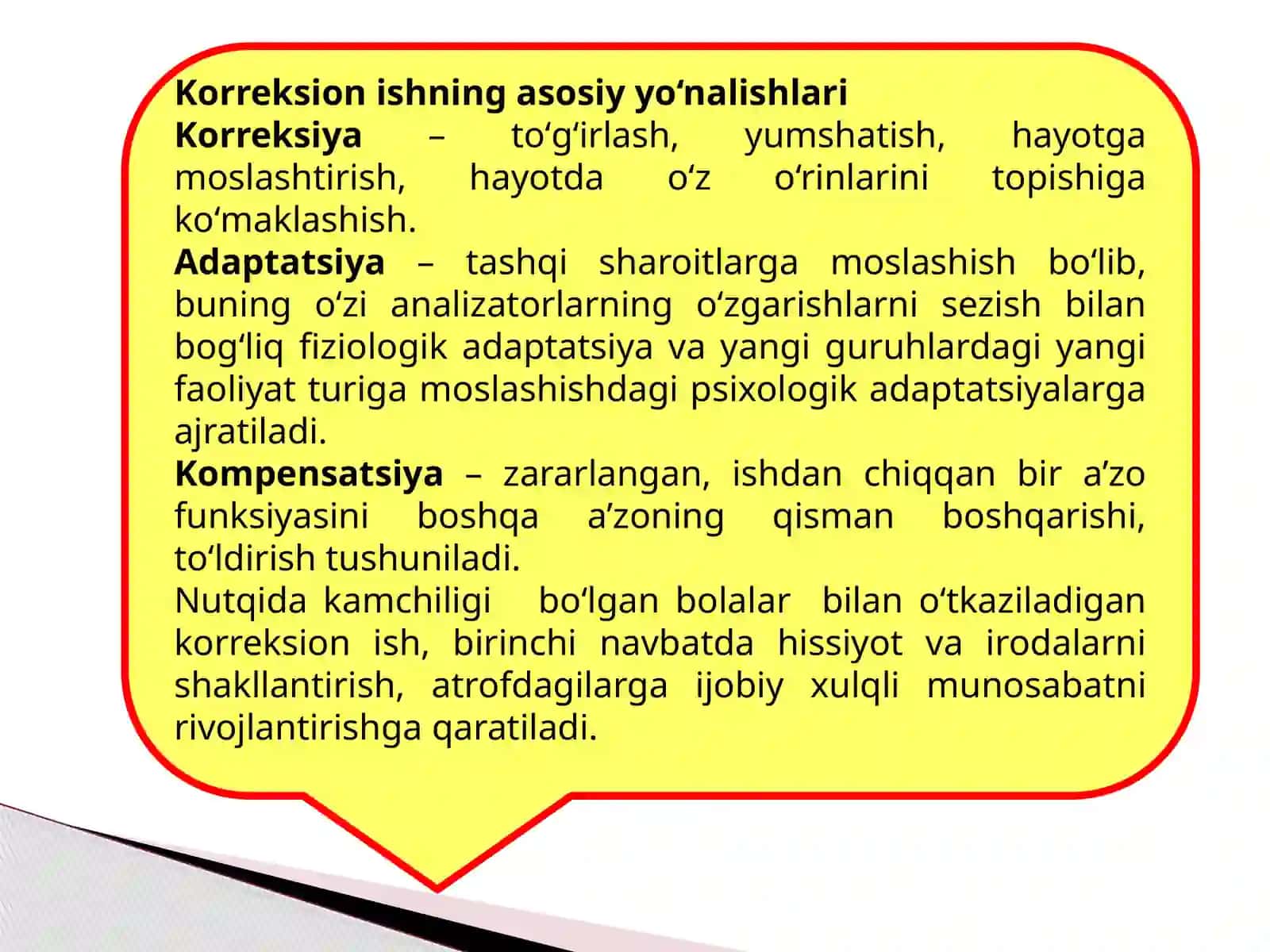 Psixokorreksion ishlar 2