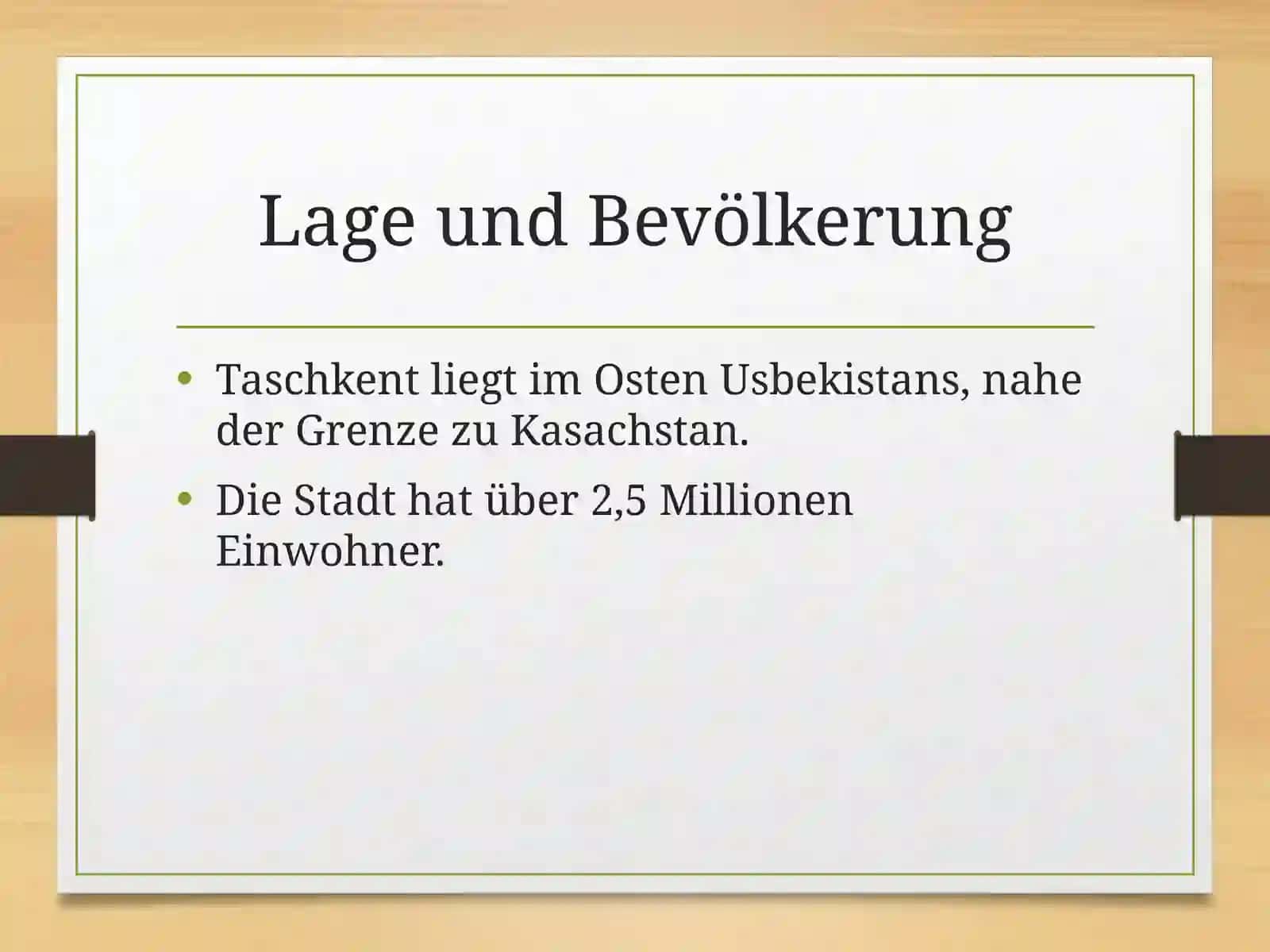 Taschkent– die Hauptstadt Usbekistans 2