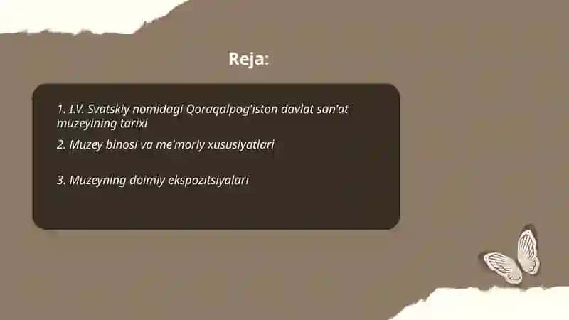I.V.Svatskiy nomidagi Qoraqalpog'iston davlat san'at muzeyi 2