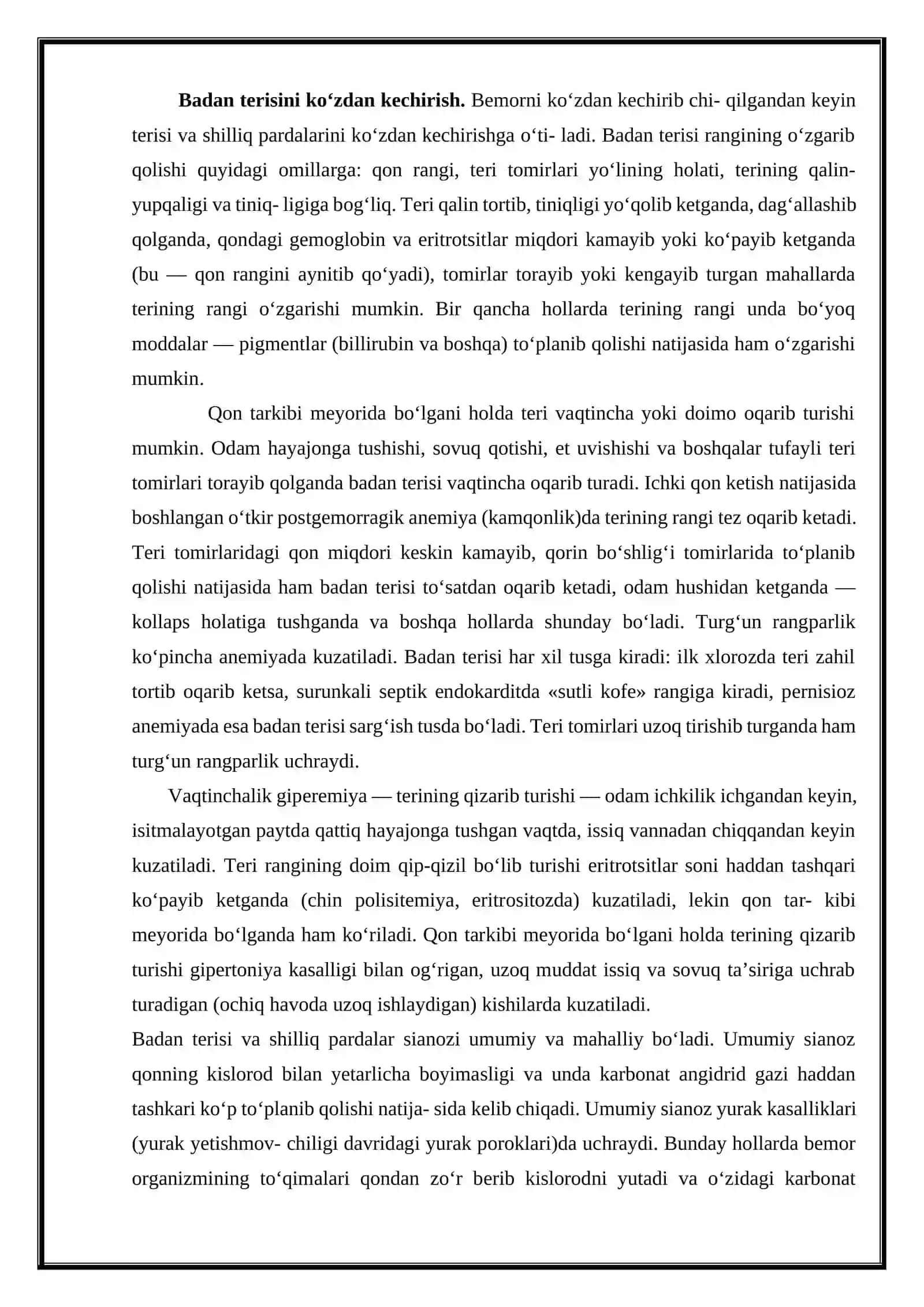 Teri limfa sezish, harakat qilish va skelet tizimini baxolash 2