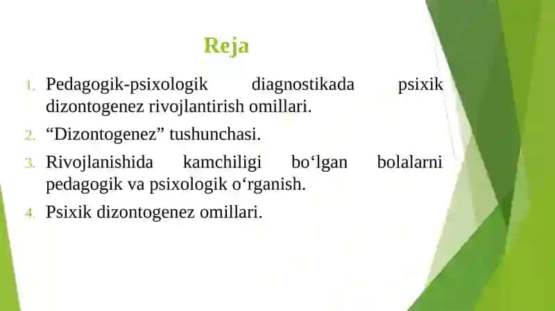 Nutq nuqsoniga ega bolalarni dizontogenetik rivojlanishining o‘ziga xos xususiyatlari 2