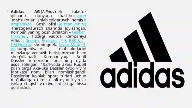 Adidas brendi 2