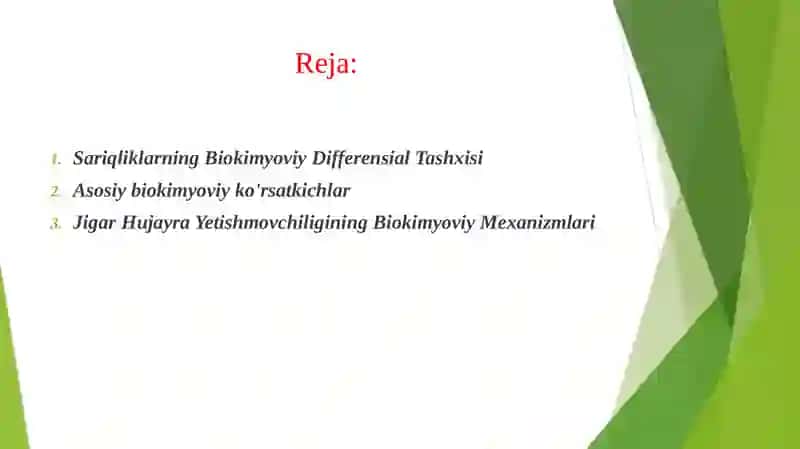 Sariqliklarning biokimyoviy jihatdan differensial tashxisi, Jigar - hujayra yetishmovchiligi va jigar komasi vujudga kelishining biokimyoviy mexanizmlari va tashxisi 2