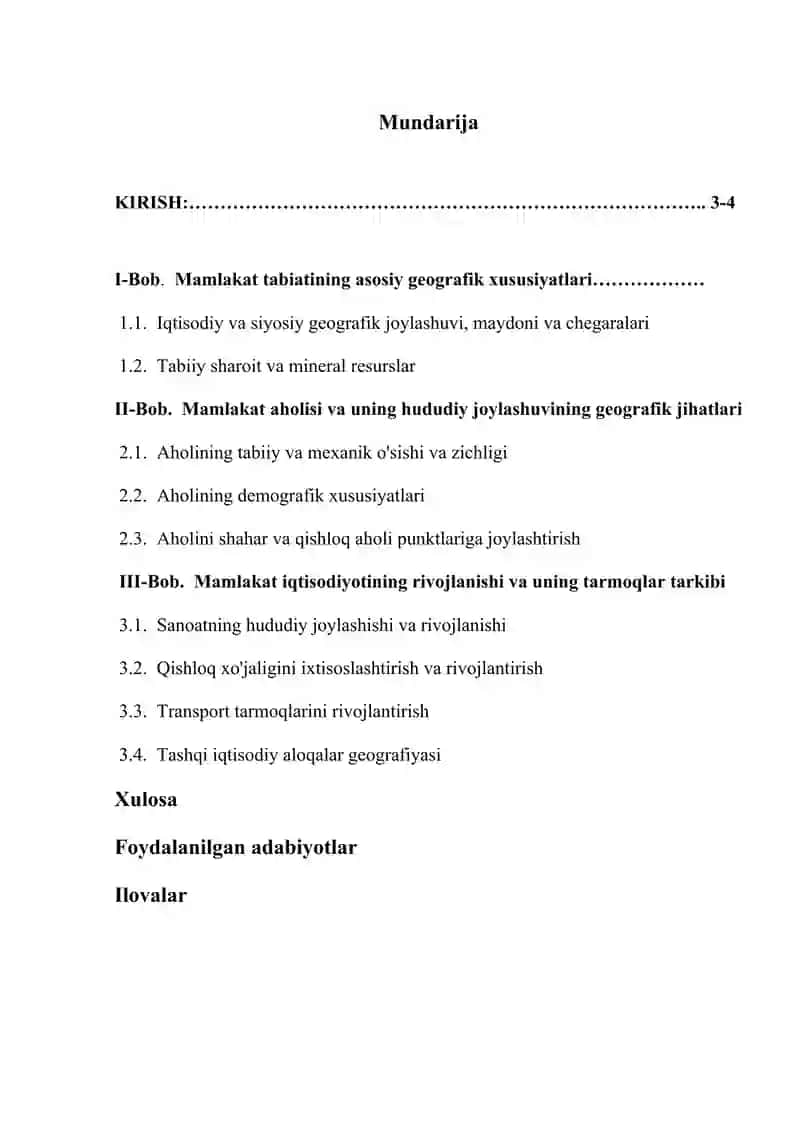 Tanzaniya davlatining iqtisodiy geografik tavsifi 2
