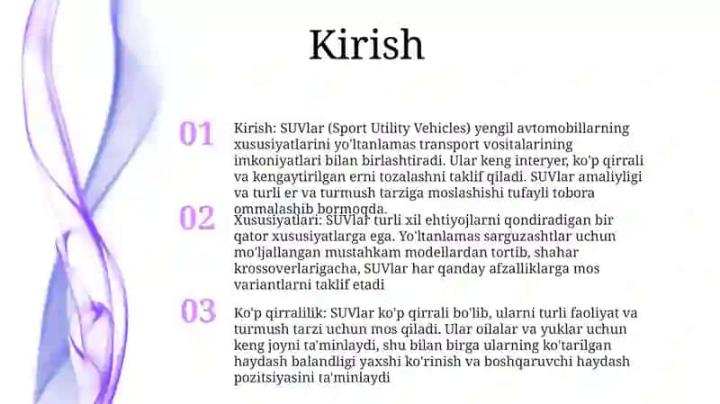 SUVlar 2